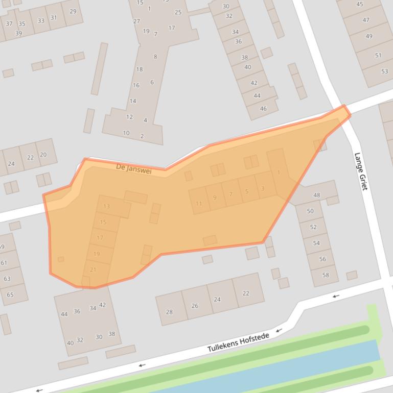 Kaart van postcodegebied 6932MS.