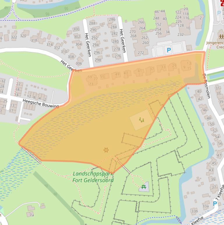 Kaart van postcodegebied 6932MZ.