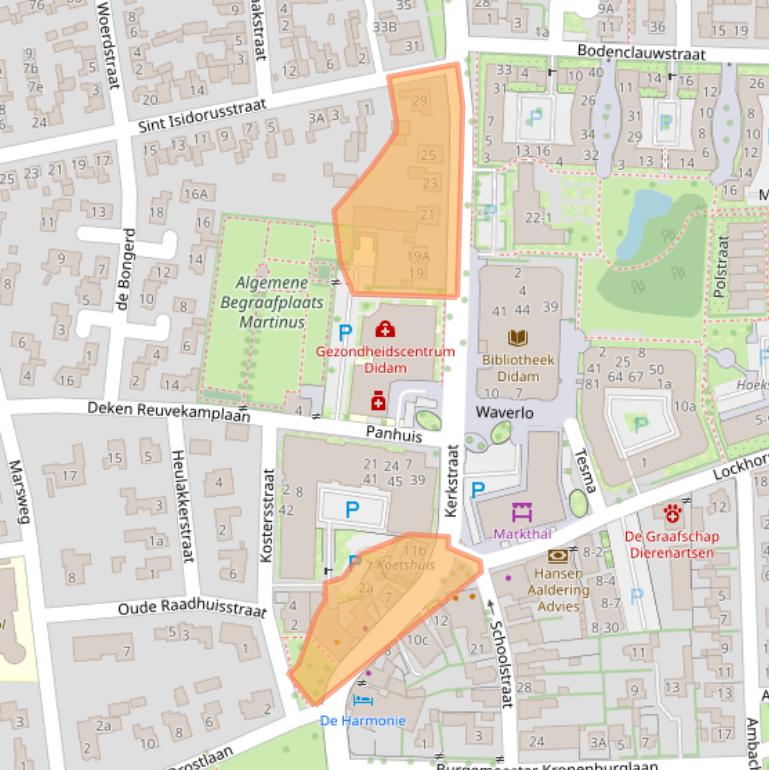 Kaart van postcodegebied 6941AC.