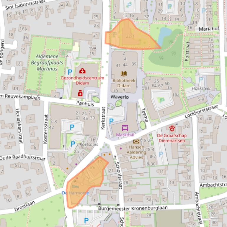 Kaart van postcodegebied 6941AG.