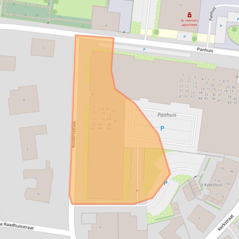 Kaart van postcodegebied 6941AL.