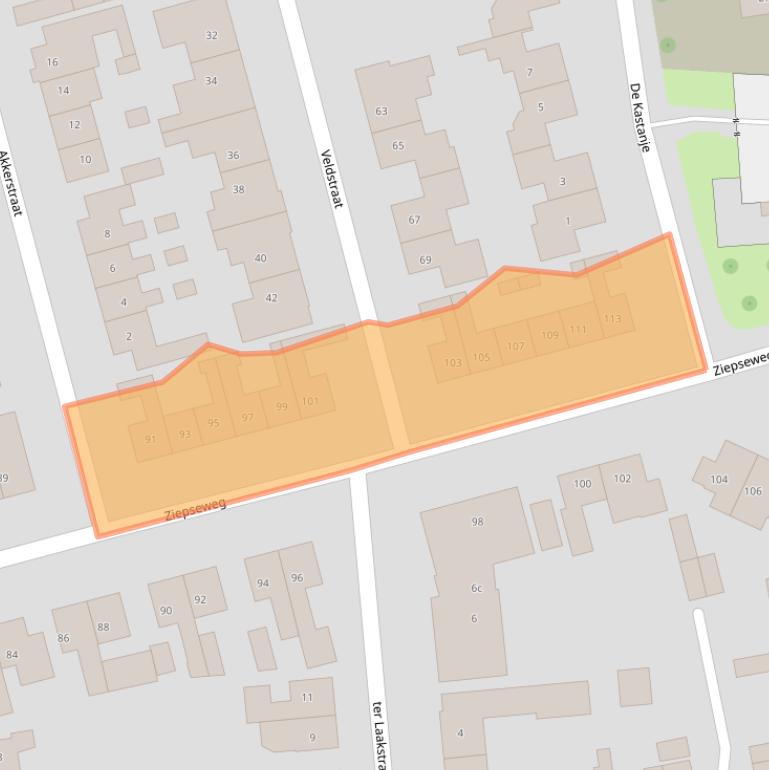 Kaart van postcodegebied 6941AX.