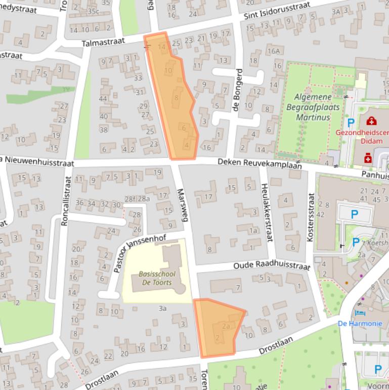 Kaart van postcodegebied 6941BJ.