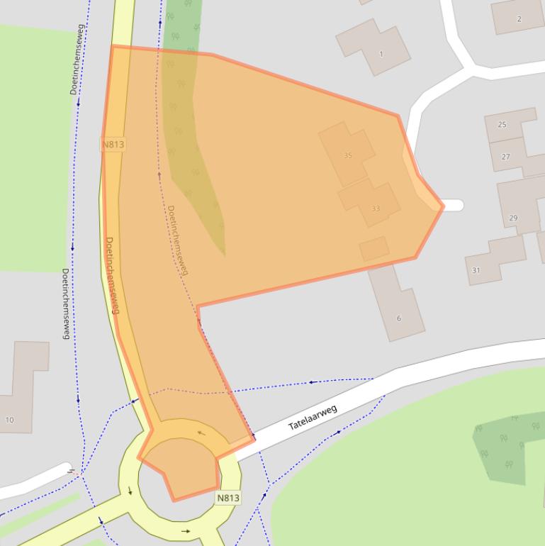 Kaart van postcodegebied 6941BV.