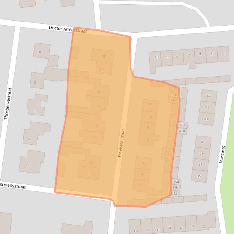 Kaart van postcodegebied 6941CD.