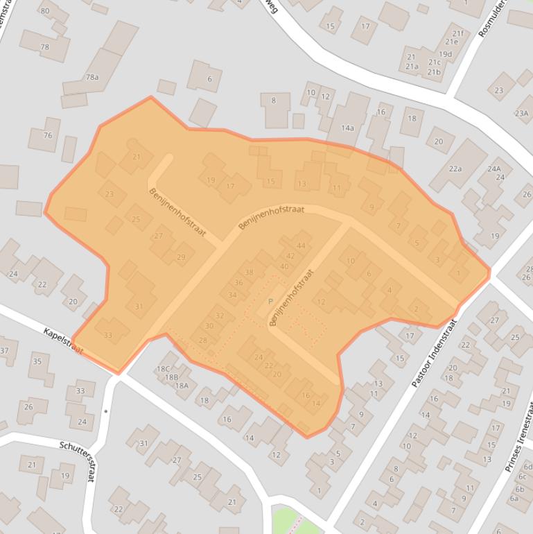 Kaart van postcodegebied 6941DR.