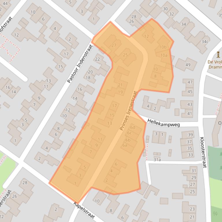 Kaart van postcodegebied 6941DS.