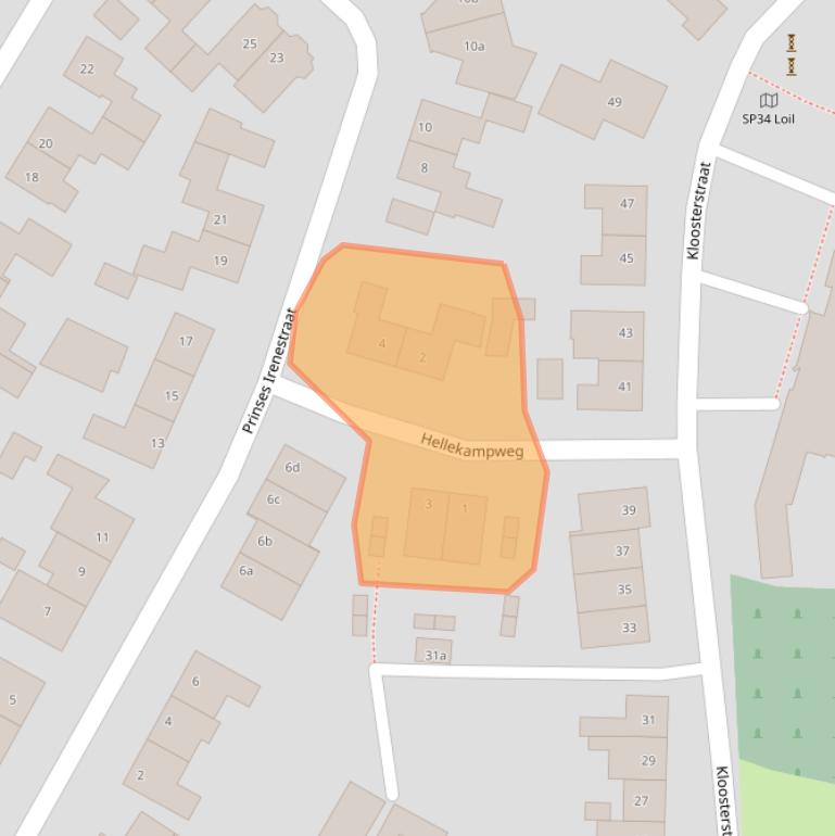 Kaart van postcodegebied 6941DT.