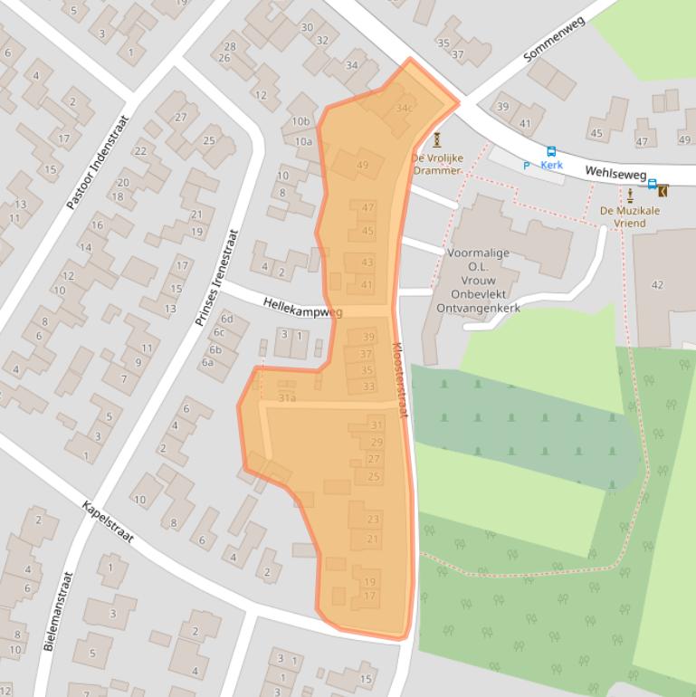 Kaart van postcodegebied 6941DX.