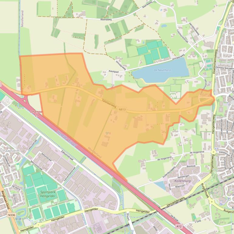 Kaart van postcodegebied 6941RB.