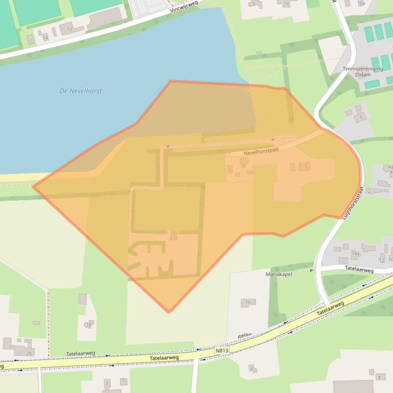 Kaart van postcodegebied 6941RE.