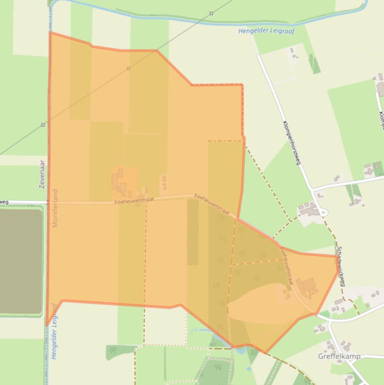 Kaart van postcodegebied 6941RJ.