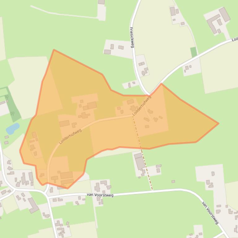 Kaart van postcodegebied 6941RW.