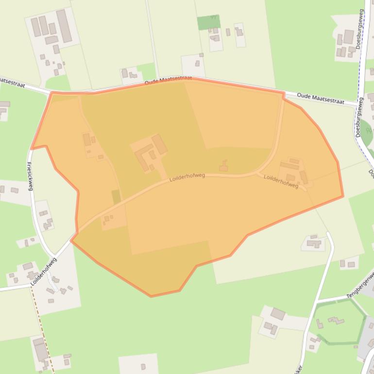 Kaart van postcodegebied 6941RX.