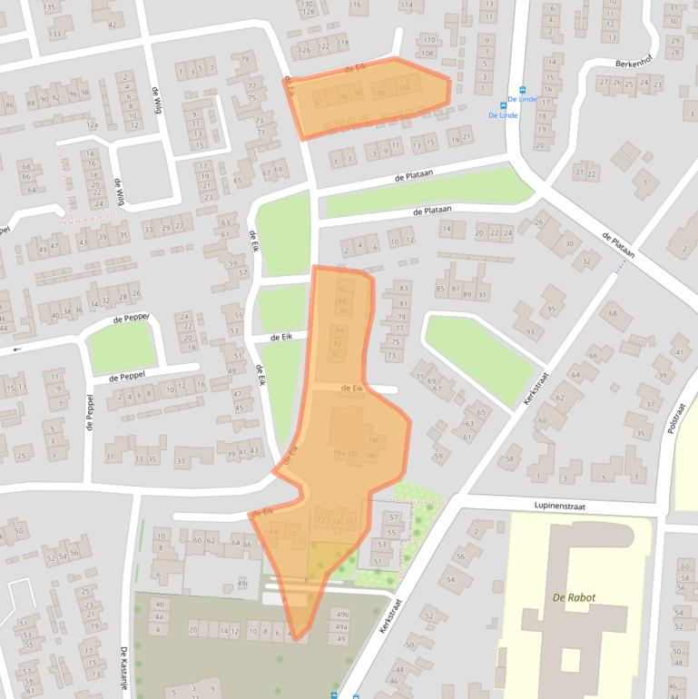 Kaart van postcodegebied 6941XG.