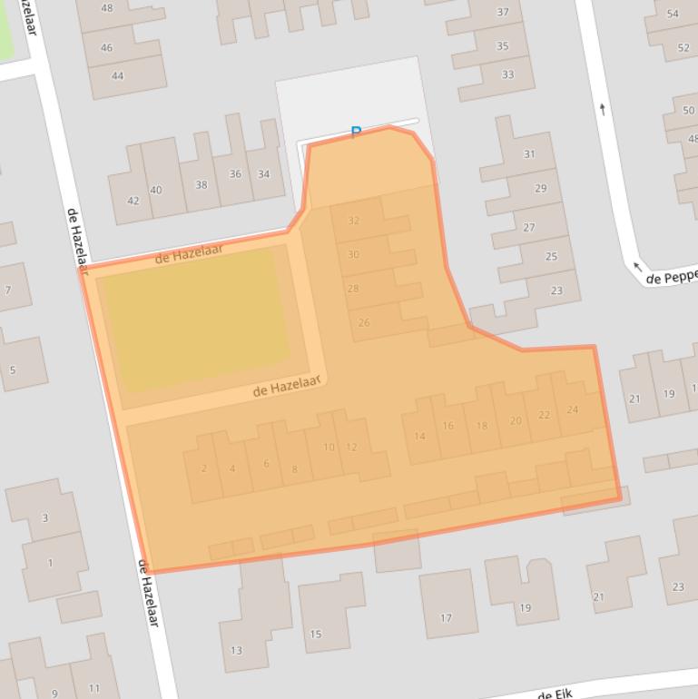 Kaart van postcodegebied 6941XL.