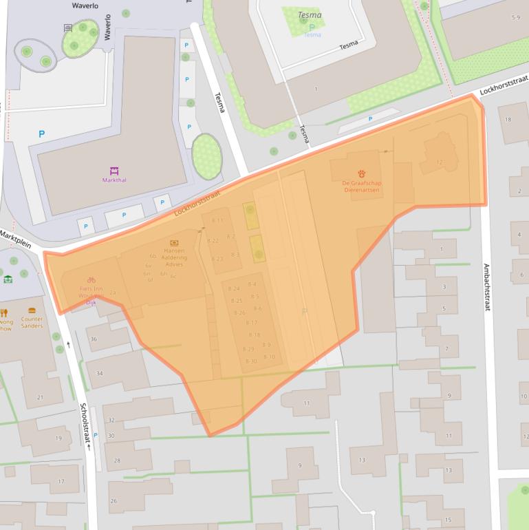 Kaart van postcodegebied 6942AC.