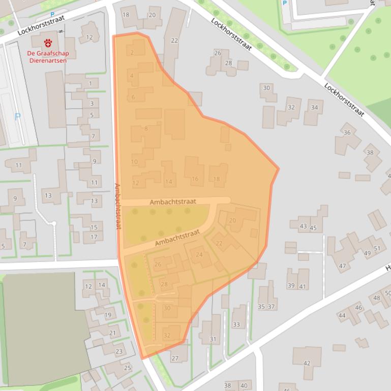 Kaart van postcodegebied 6942AG.