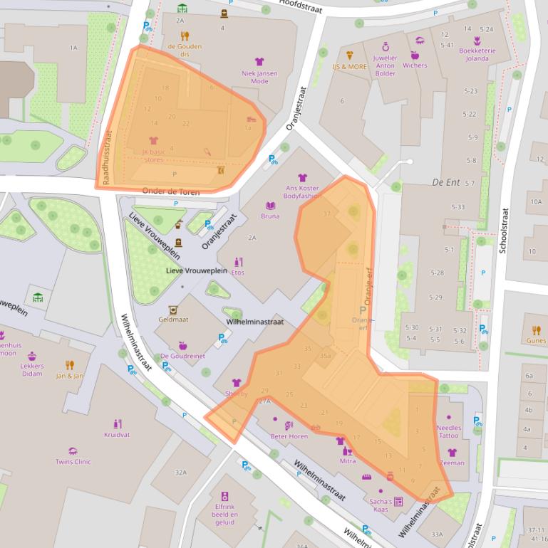 Kaart van postcodegebied 6942AM.