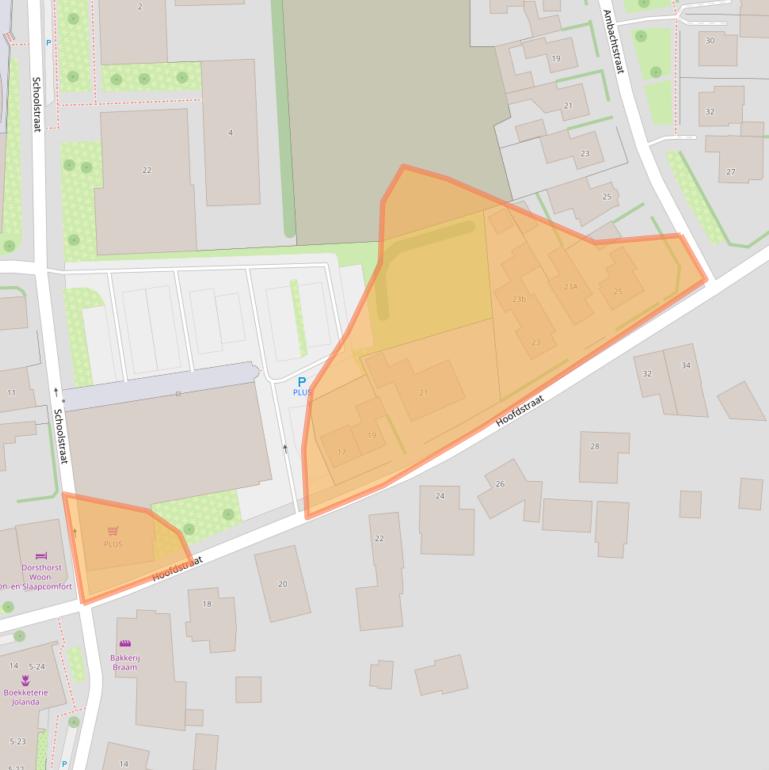 Kaart van postcodegebied 6942AR.