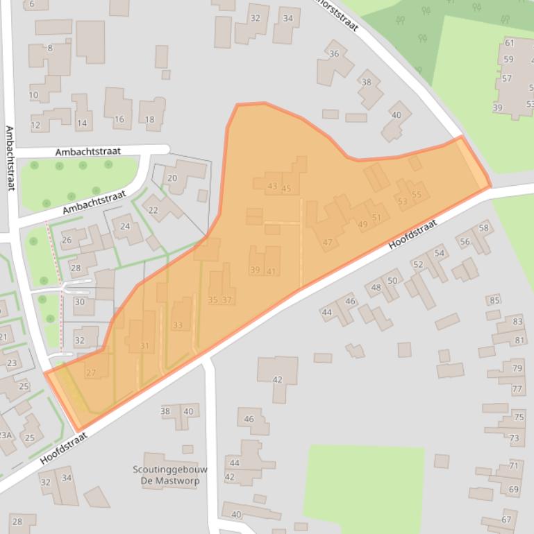 Kaart van postcodegebied 6942AS.
