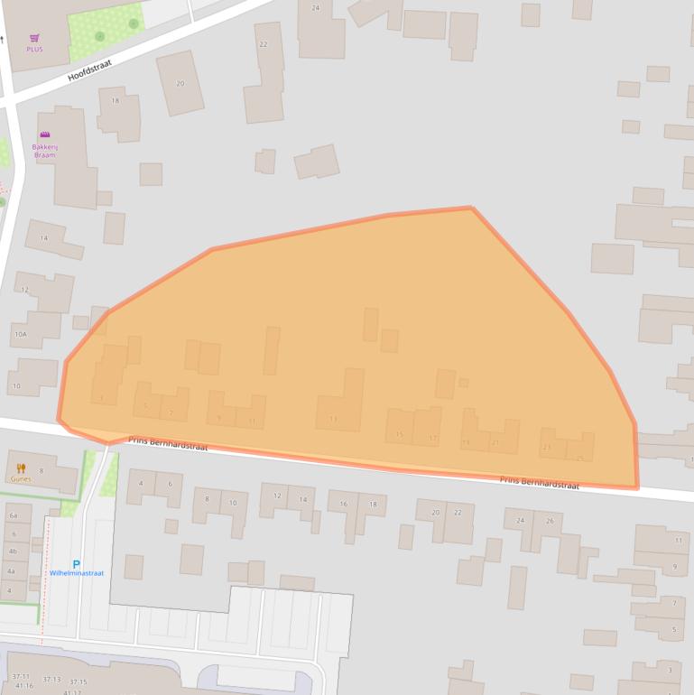 Kaart van postcodegebied 6942AX.