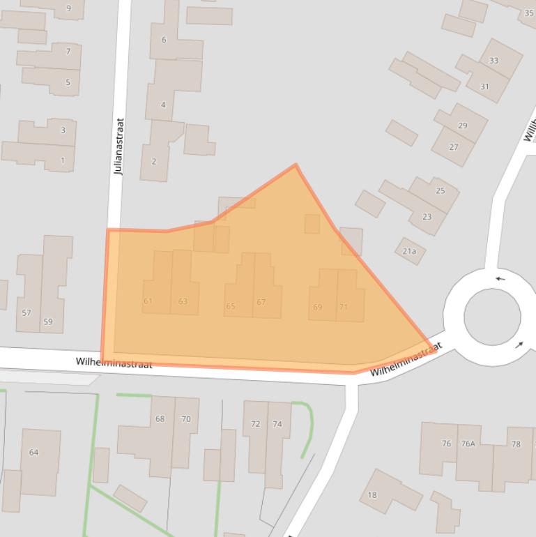 Kaart van postcodegebied 6942BK.