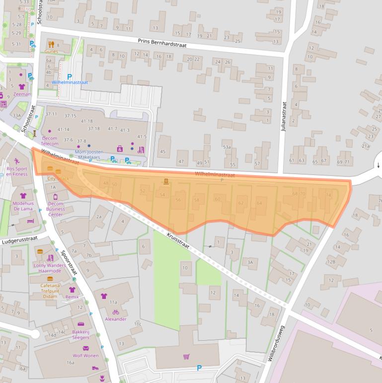 Kaart van postcodegebied 6942BN.