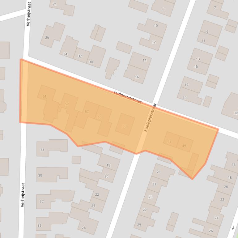 Kaart van postcodegebied 6942BZ.