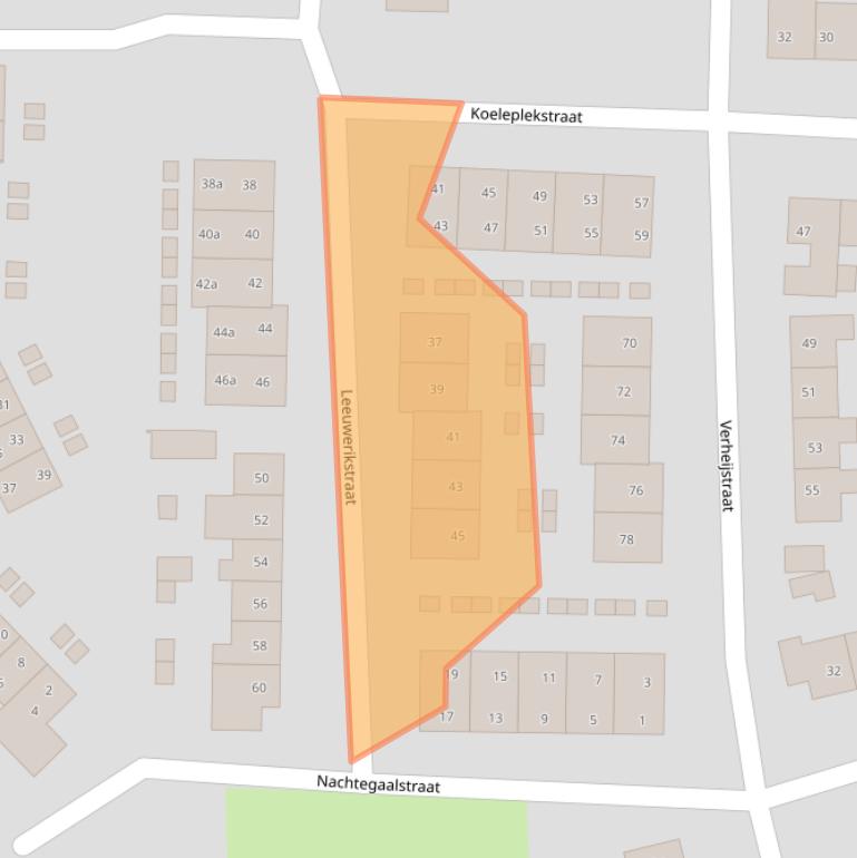 Kaart van postcodegebied 6942CL.