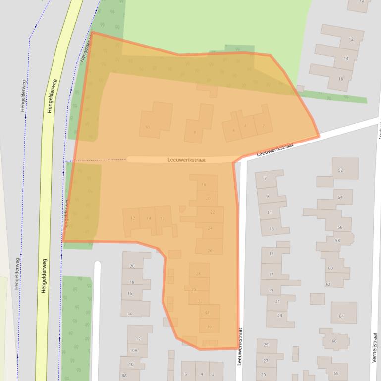 Kaart van postcodegebied 6942CM.