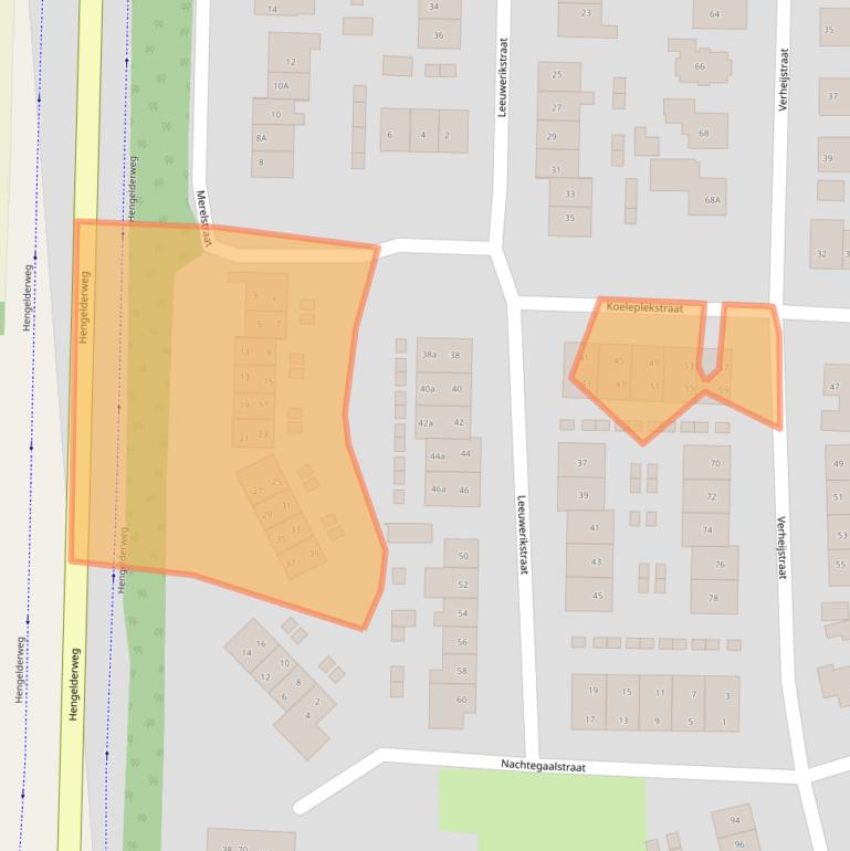 Kaart van postcodegebied 6942CP.