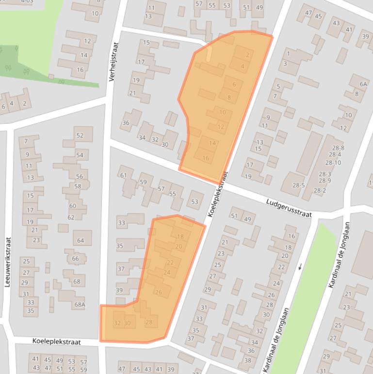 Kaart van postcodegebied 6942CZ.