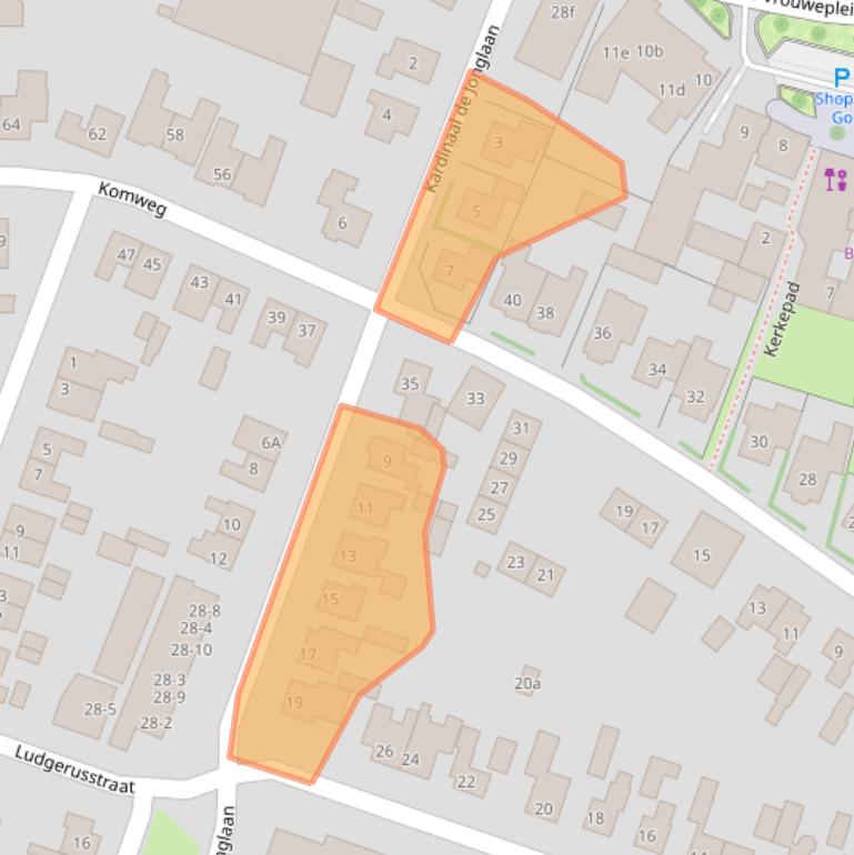 Kaart van postcodegebied 6942DA.