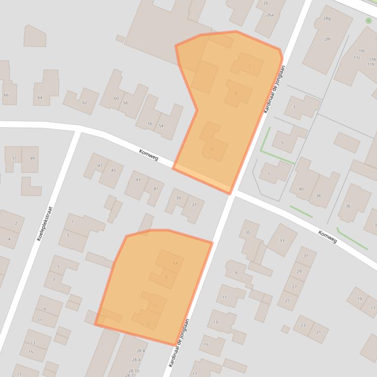 Kaart van postcodegebied 6942DC.