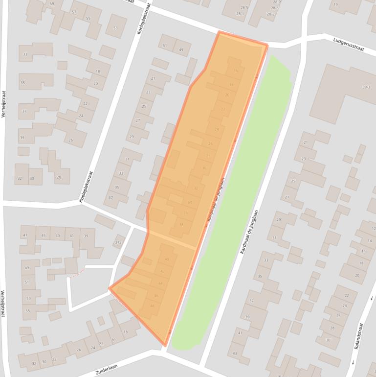 Kaart van postcodegebied 6942DD.