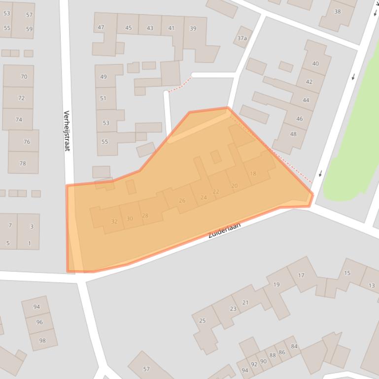 Kaart van postcodegebied 6942DM.