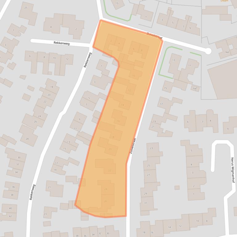 Kaart van postcodegebied 6942DR.