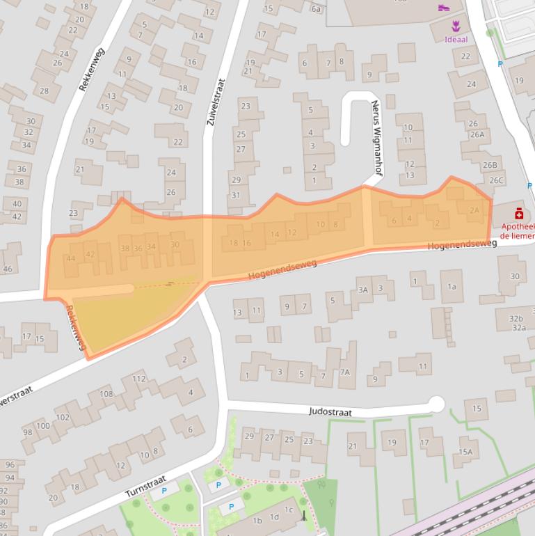 Kaart van postcodegebied 6942DV.