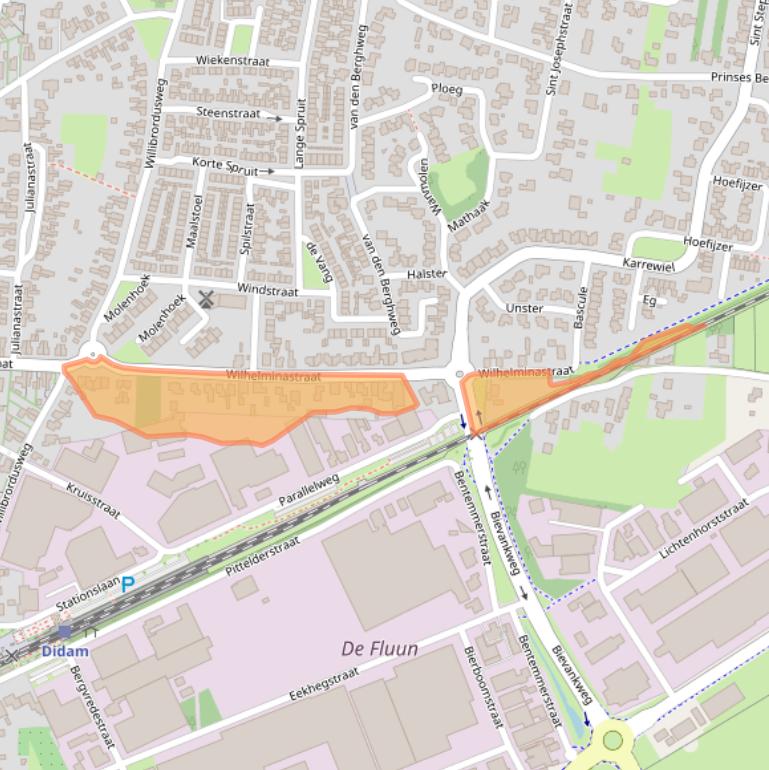 Kaart van postcodegebied 6942ET.