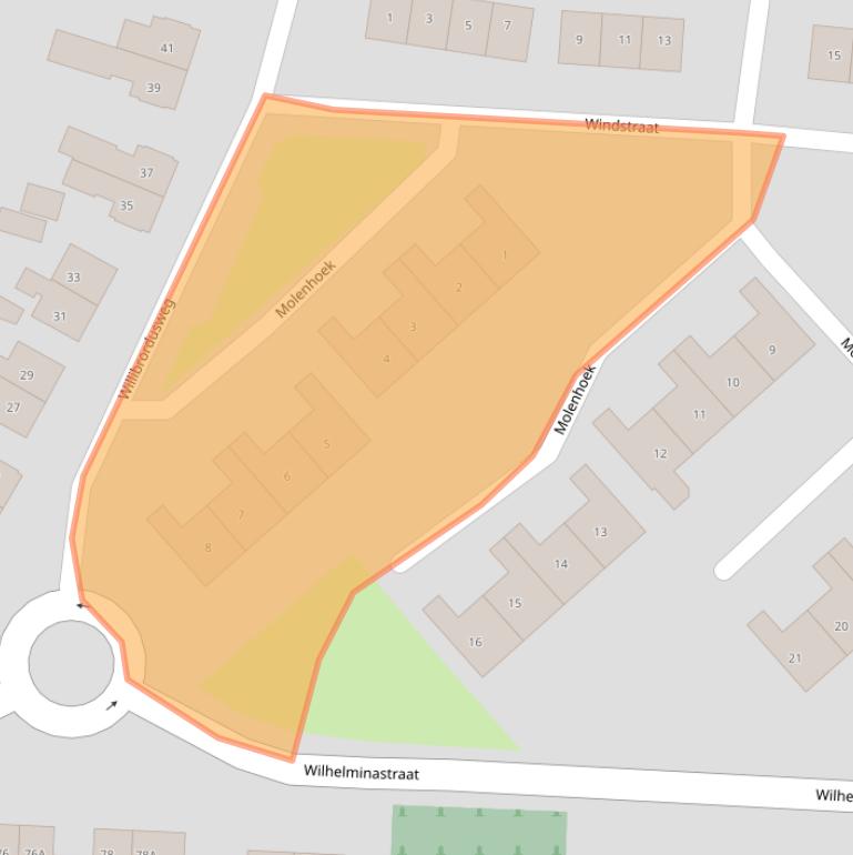 Kaart van postcodegebied 6942EV.