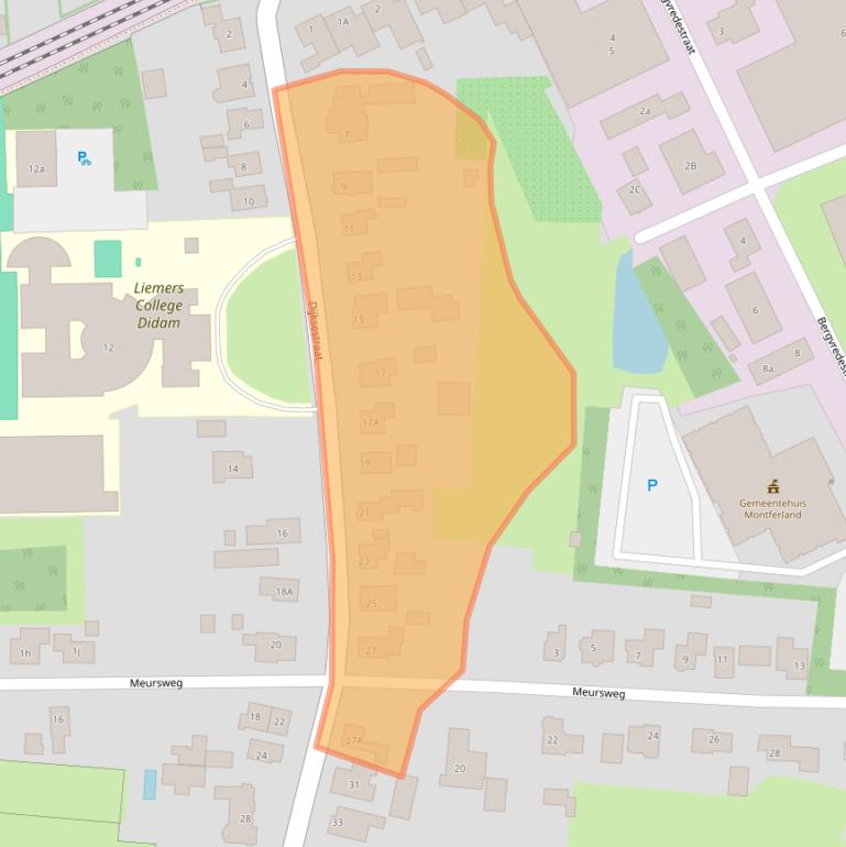 Kaart van postcodegebied 6942GA.