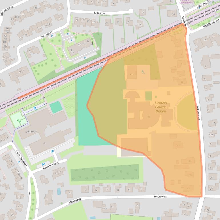 Kaart van postcodegebied 6942GC.