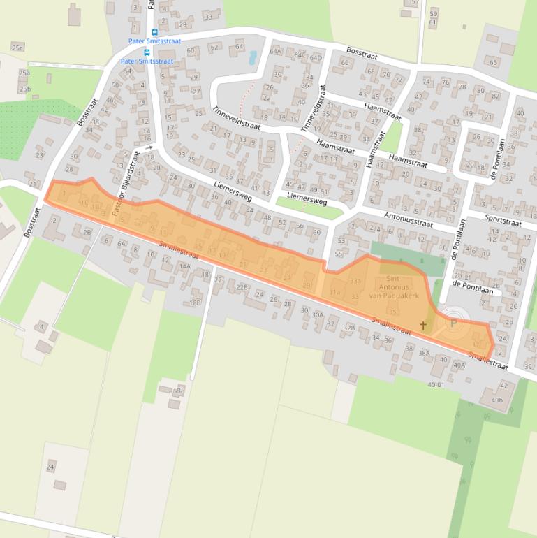Kaart van postcodegebied 6942HA.