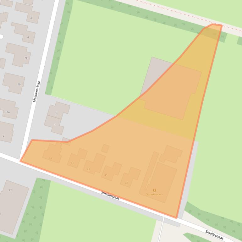 Kaart van postcodegebied 6942HB.