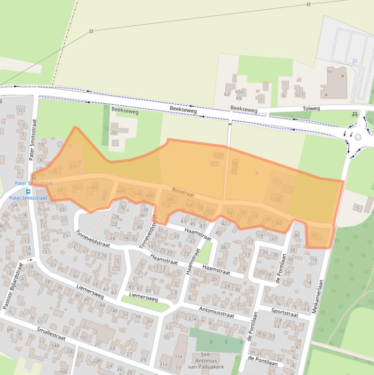 Kaart van postcodegebied 6942HG.