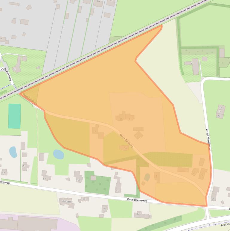 Kaart van postcodegebied 6942JP.