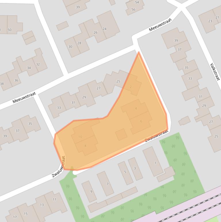 Kaart van postcodegebied 6942KN.