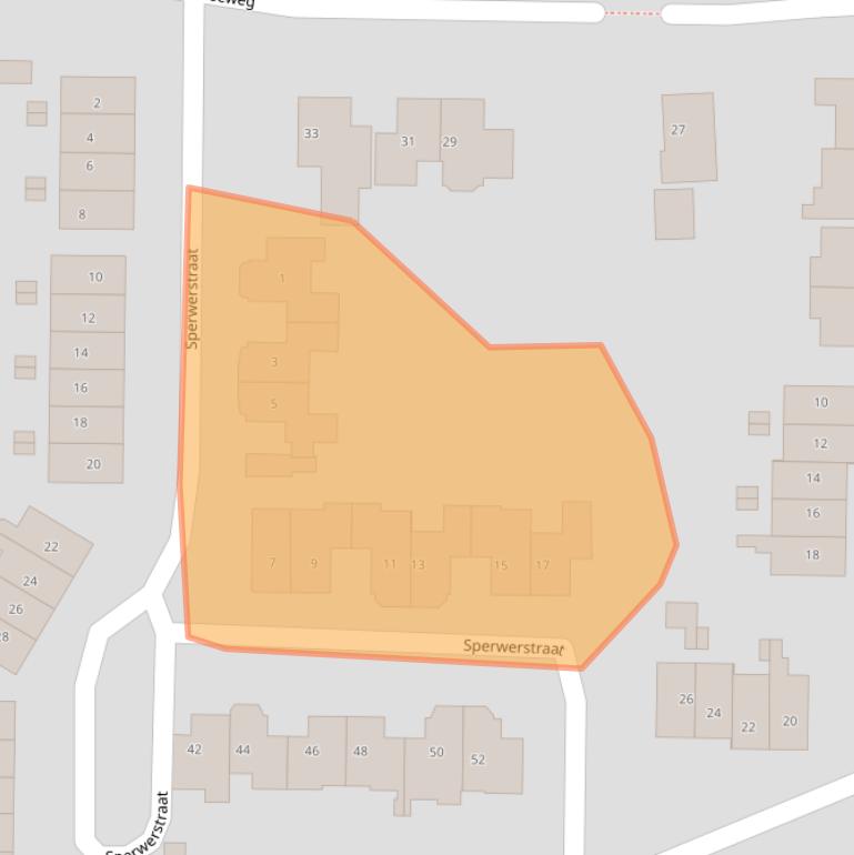 Kaart van postcodegebied 6942KV.