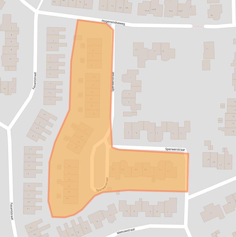 Kaart van postcodegebied 6942KX.